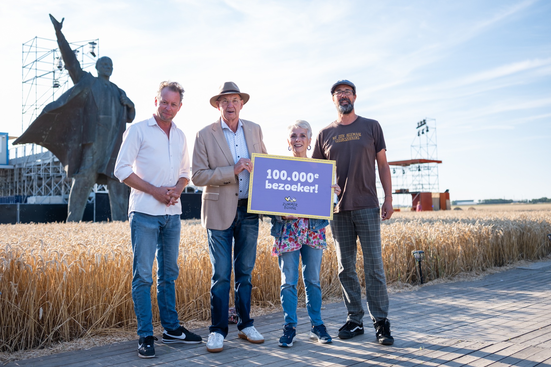 100.000e bezoeker voor Zummerbühne bij De Graanrepubliek