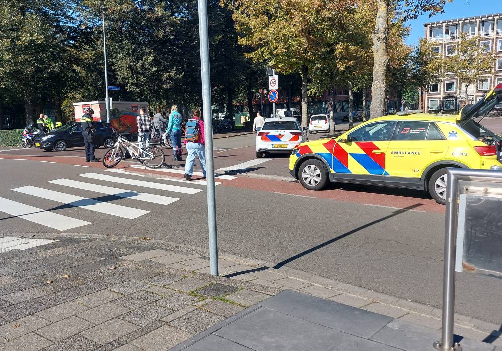 Bestuurder aangehouden na ongeval met fietser op Lopende Diep in Groningen